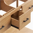 Zaire Bathroom Vanity Cabinet (Sink Basin Not Included) in Natural
