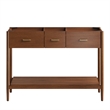 Zaire Bathroom Vanity Cabinet (Sink Basin Not Included) in Walnut
