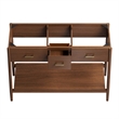 Zaire Bathroom Vanity Cabinet (Sink Basin Not Included) in Walnut