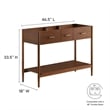 Zaire Bathroom Vanity Cabinet (Sink Basin Not Included) in Walnut