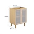 Calla Bathroom Vanity Cabinet (Sink Basin Not Included) in Oak