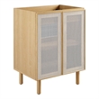 Calla Bathroom Vanity Cabinet (Sink Basin Not Included) in Oak