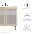 Calla Bathroom Vanity Cabinet (Sink Basin Not Included) in Oak