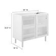 Calla Bathroom Vanity Cabinet (Sink Basin Not Included) in White