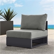 Tahoe Modular Armless Chair in Gray Charcoal
