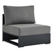 Tahoe Modular Armless Chair in Gray Charcoal