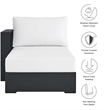Tahoe Modular Left-Facing Chaise Lounge in Gray White