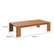 Tahoe 2-Piece Sofa and Coffee Table Set in Natural Light Gray