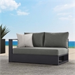 Tahoe Modular Left-Facing Loveseat in Gray Charcoal