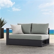 Tahoe Modular Left-Facing Loveseat in Gray Gray