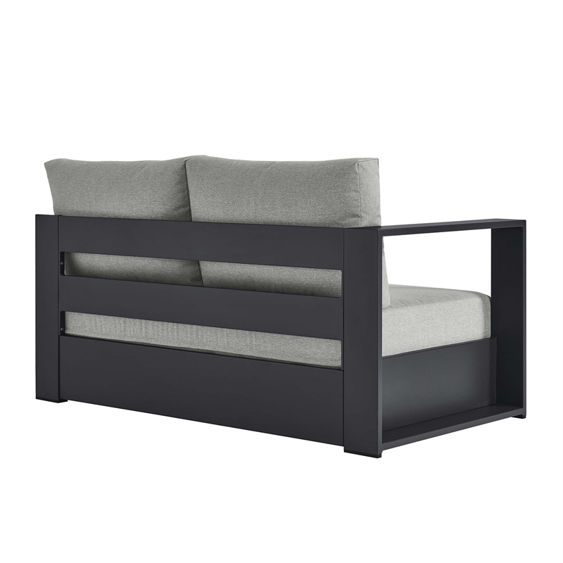 Tahoe Modular Left-Facing Loveseat in Gray Gray