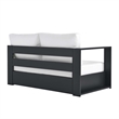 Tahoe Modular Left-Facing Loveseat in Gray White
