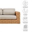 Thames Loveseat in Natural Light Gray