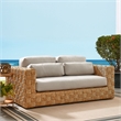 Thames Loveseat in Natural Light Gray