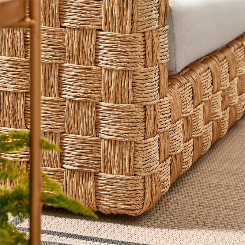 Thames Loveseat in Natural Light Gray