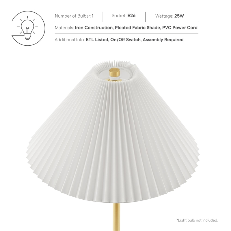 Illusion Table Lamp in Brass