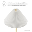 Illusion Table Lamp in Brass