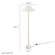 Illusion Floor Lamp in Brass