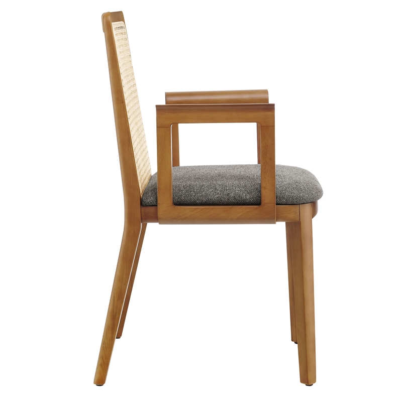 Monarch Dining Armchair in Honey Natural Gray