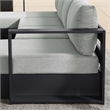 Tahoe 4-Piece Sectional Sofa Set in Gray Gray