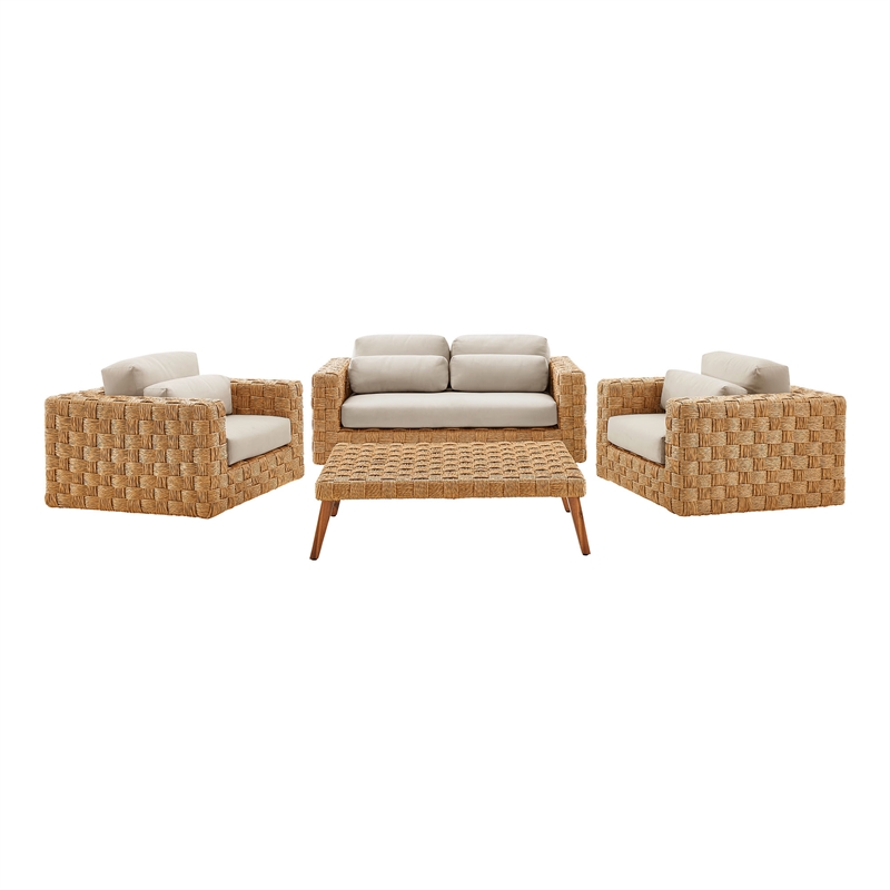 Thames Furniture Set in Natural Light Gray
