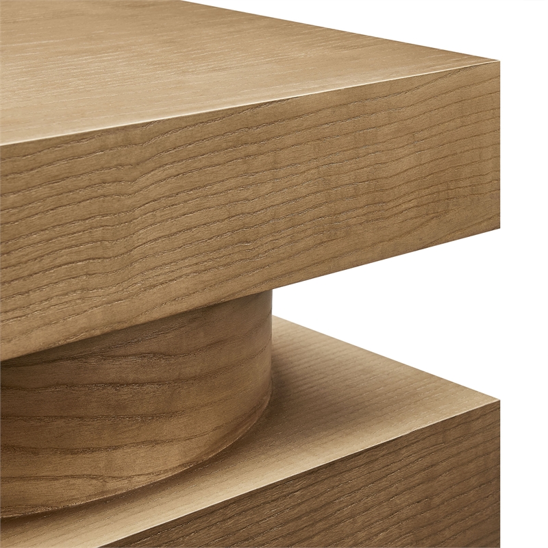 Perpetuate End Table in Caramel Ash