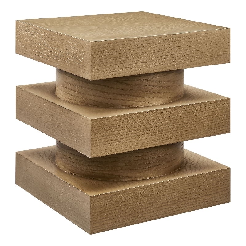 Perpetuate End Table in Caramel Ash