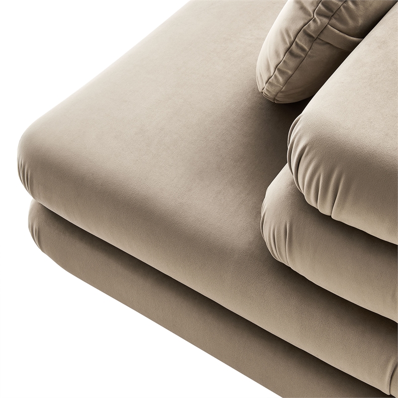 Jubilee Armless Chair in Taupe
