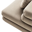 Jubilee Armless Chair in Taupe