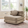 Jubilee Armless Chair in Taupe