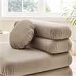 Jubilee Armless Chair in Taupe