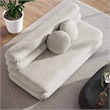 Jubilee Armless Loveseat in Almond