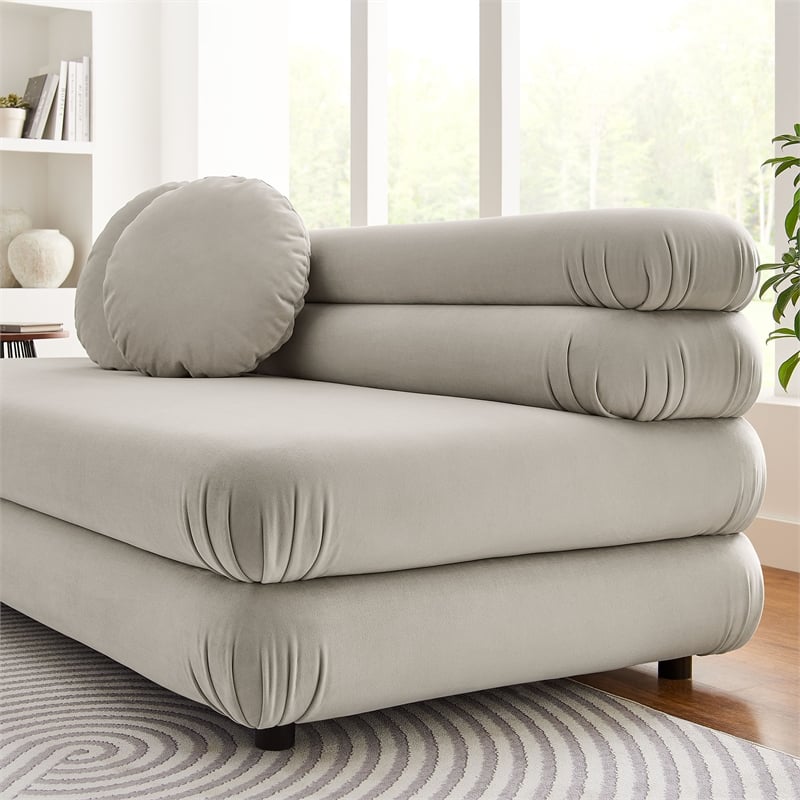 Jubilee Armless Loveseat in Almond