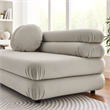 Jubilee Armless Loveseat in Almond