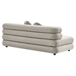 Jubilee Armless Loveseat in Almond