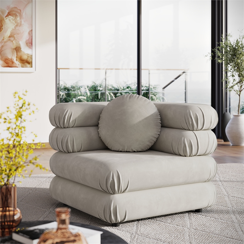 Jubilee Corner Chair in Almond