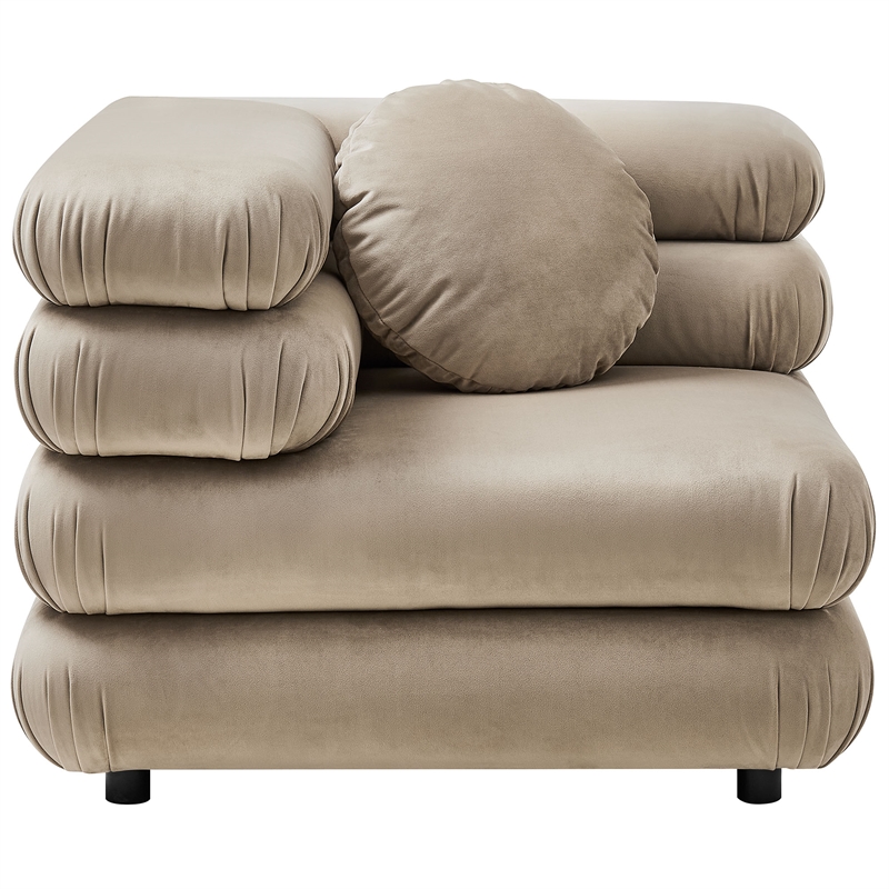 Jubilee Corner Chair in Taupe