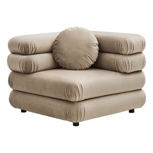 Jubilee Corner Chair in Taupe