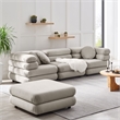 Jubilee 4-Piece Sectional Sofa in Almond