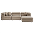 Jubilee 4-Piece Sectional Sofa in Taupe