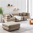 Jubilee 4-Piece Sectional Sofa in Taupe