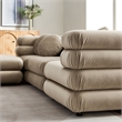 Jubilee 4-Piece Sectional Sofa in Taupe