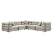 Jubilee 5-Piece Sectional Sofa in Almond