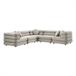 Jubilee 5-Piece Sectional Sofa in Almond