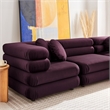 Jubilee 5-Piece Sectional Sofa in Mulberry