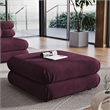 Modway Jubilee Performance Velvet Ottoman in Mulberry