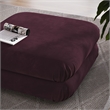 Modway Jubilee Performance Velvet Ottoman in Mulberry