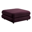 Modway Jubilee Performance Velvet Ottoman in Mulberry