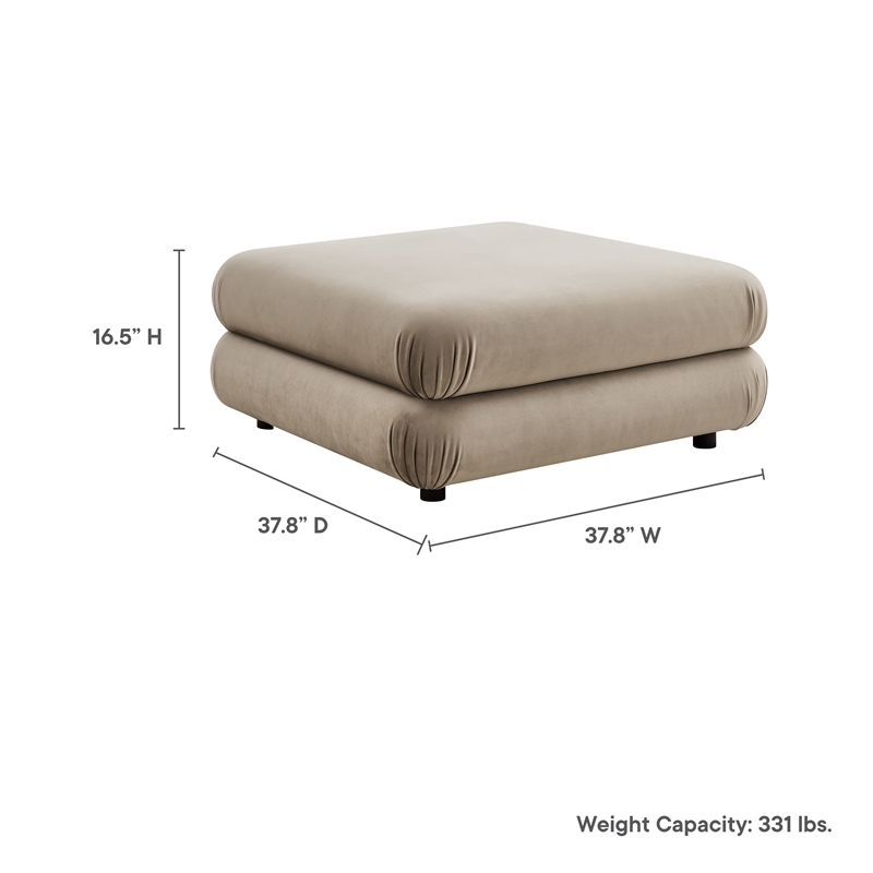 Jubilee Ottoman in Taupe
