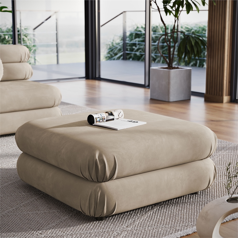 Jubilee Ottoman in Taupe